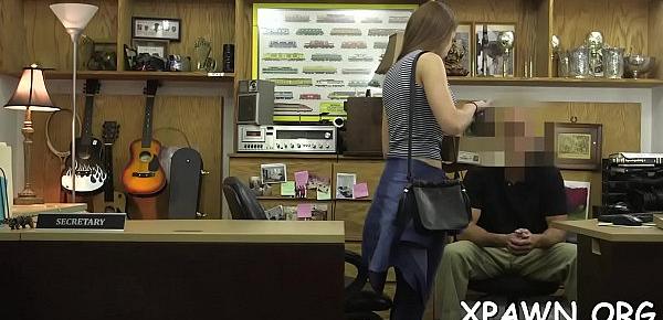  Charming whore sex in shop